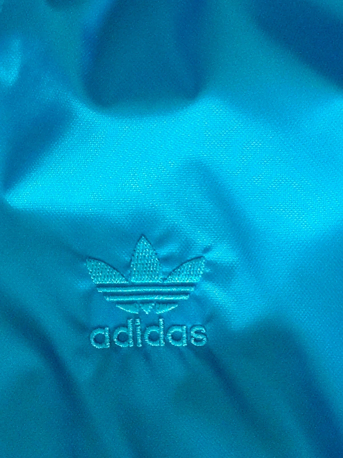 Chaqueta cortavientos para hombre adidas originals Trefoil azul nueva superior – photo 5
